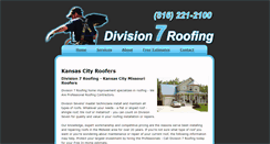 Desktop Screenshot of d7kansascityroofers.com